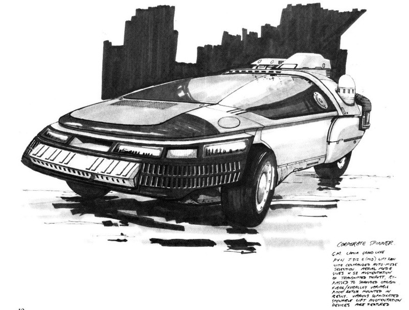 Illustration for article titled Blade Runner Sketchbook takes you back to the neo-noir future